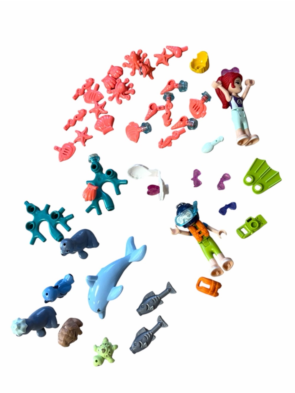 LEGO Friends Dolphin Rescue Figurines and Accessories